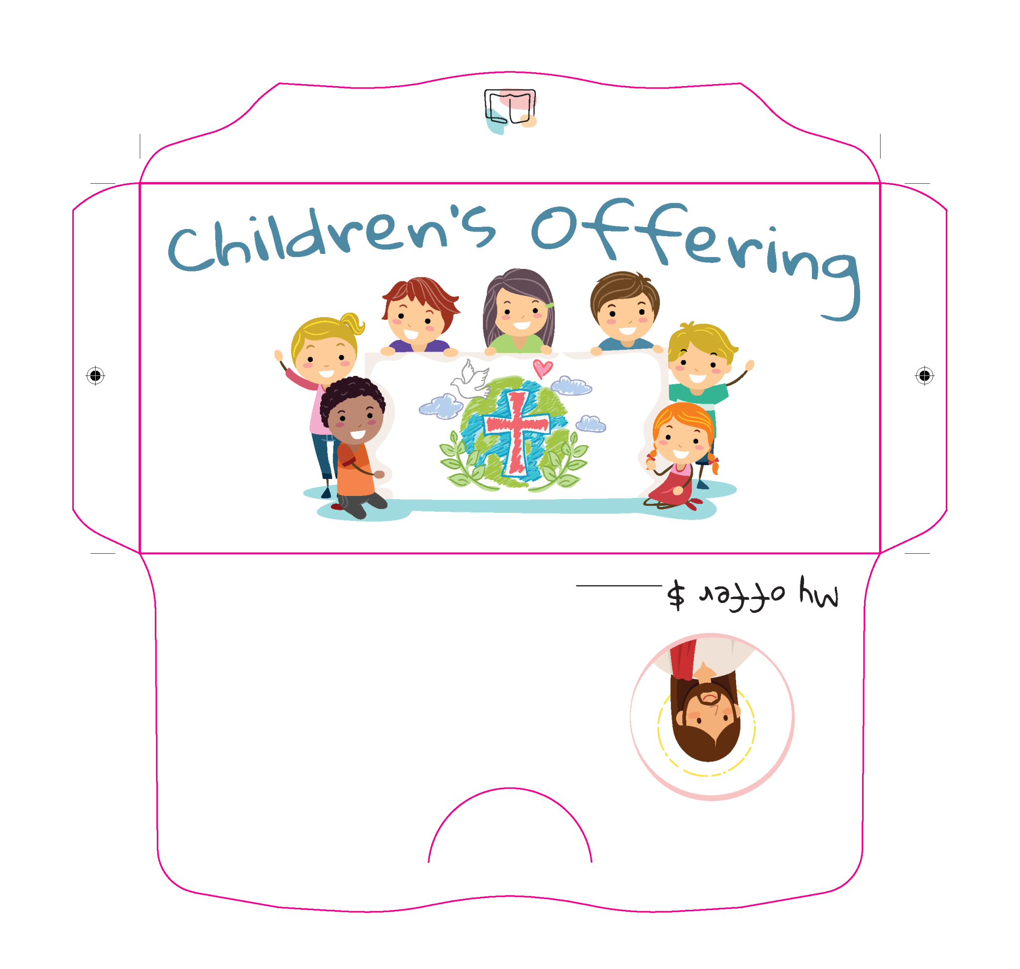 Children s offering envelope mission envelope